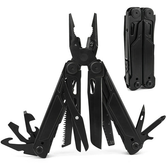 Multitool  18-in-1 EDC Pocket Knife Set with Wire Stripper, Pliers, and Pocket Clip, Gifts for Men, Stainless Steel Scissors