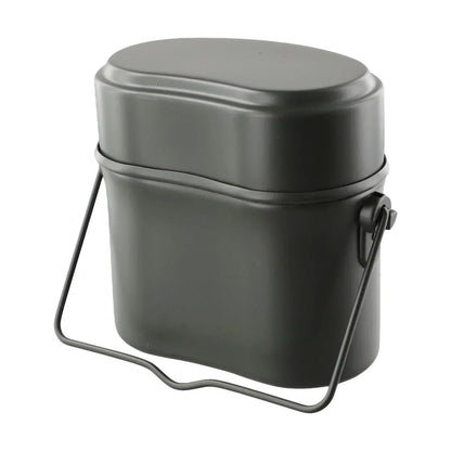 Portable Camping Mess Kits 3 In 1 Camping Cookware Cook Set Hiking Cookware Army Mess Kit Cook Mess Kits Lunch Boxes