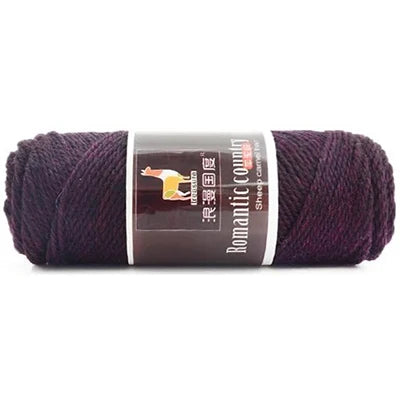 TPRPYN 1pc 100g Alpaca wool Soft Warm Knitting Worsted Alpaca Wool Crochet Yarn Thread Scarves Gloves Handcraft Pure Multic