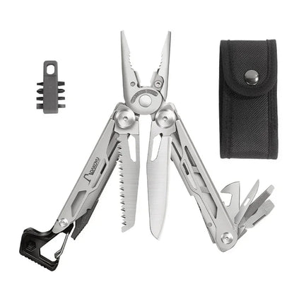 DAKOYU DKShadow Multitool Camping Pliers with Emergency Whistle -8 Color Compact Outdoor Tool, Suitable for Hiking and Camping