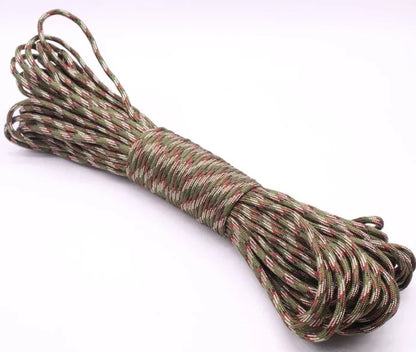 10/20m 7-core Military Nylon Braided Parachute Rope 550LB Suitable for DIY Outdoor Survival Adventure Camping Climbing Fishing