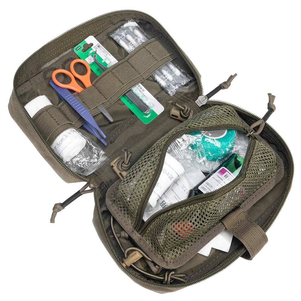 EDC Tactical Bag Waist Pack Hunting Vest Emergency Tools Pack Outdoor Tool Accessories Kit Camping Survival Pouch