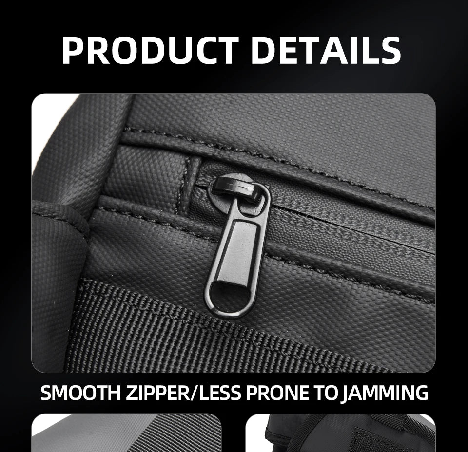 Fashion Casual Men Roll Top Shoulder Messenger Bag Large Size Outdoor Cycling Crossbody Side Bags Male Urban Trend Daypack