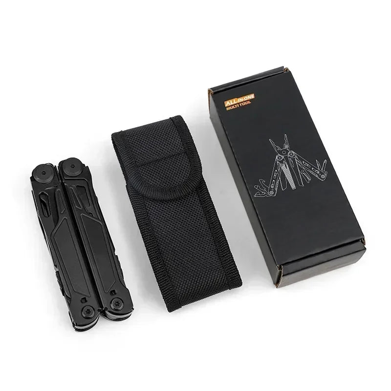 Multitool  18-in-1 EDC Pocket Knife Set with Wire Stripper, Pliers, and Pocket Clip, Gifts for Men, Stainless Steel Scissors