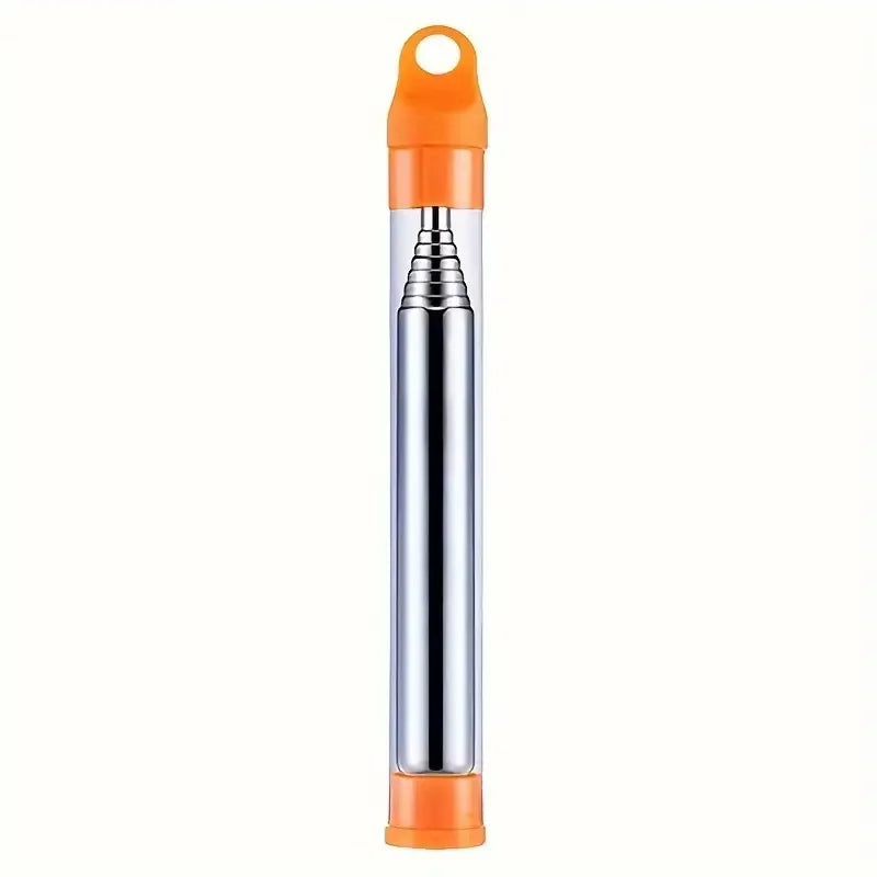 PSKOOK Blow Fire Tube Portable Pocket Bellow, Outdoor Survival Tool, Fire Blowing Pipe for Cooking Picnic BBQ