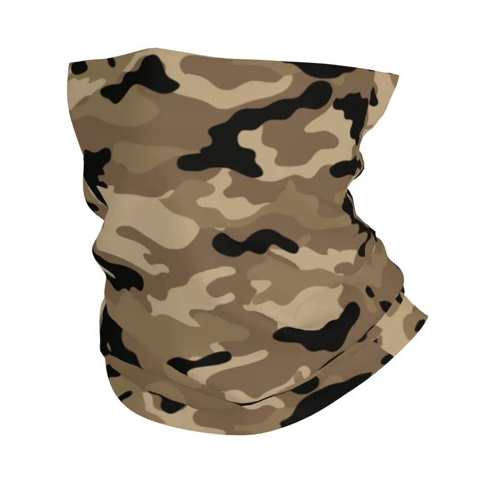 Custom Flecktarn Camo Bandana Neck Gaiter Windproof Face Scarf Cover Men Women Woodland Camouflage Headwear Tube Balaclava