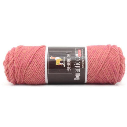 TPRPYN 1pc 100g Alpaca wool Soft Warm Knitting Worsted Alpaca Wool Crochet Yarn Thread Scarves Gloves Handcraft Pure Multic