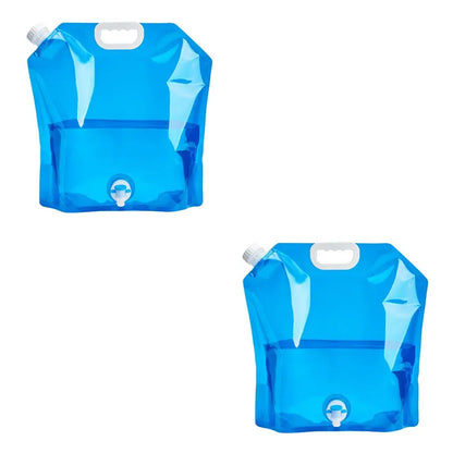 5/10L Camping Water Bag Portable Folding Water Bucket Large Water Container Outdoor Travel Collapsible Pouch Can Camping Supplie
