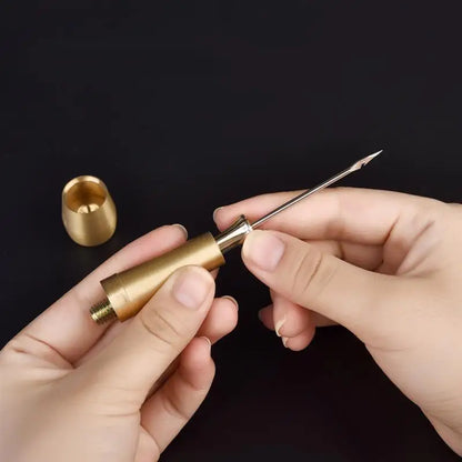 Leather Sewing Awl Set Replaceable Multifunctional Shoes Repair Tool Kit Punch Stitching Needles DIY Sewing Leathercraft