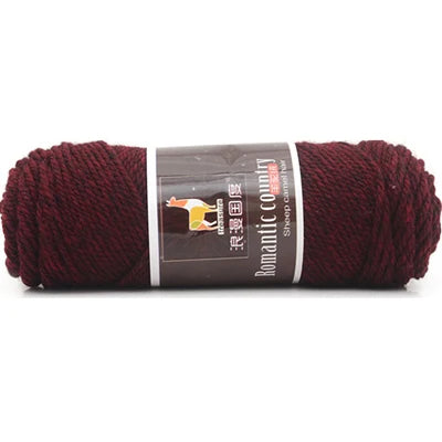 TPRPYN 1pc 100g Alpaca wool Soft Warm Knitting Worsted Alpaca Wool Crochet Yarn Thread Scarves Gloves Handcraft Pure Multic