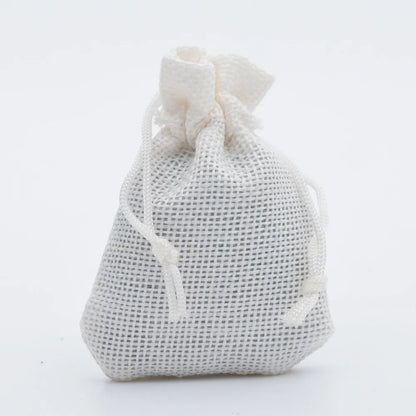 5pcs Multisize Jute Burlap Linen Drawstring Bag Christmas Halloween Gift Bags Wedding Birthday Party Candy Chocolate Packing Bag