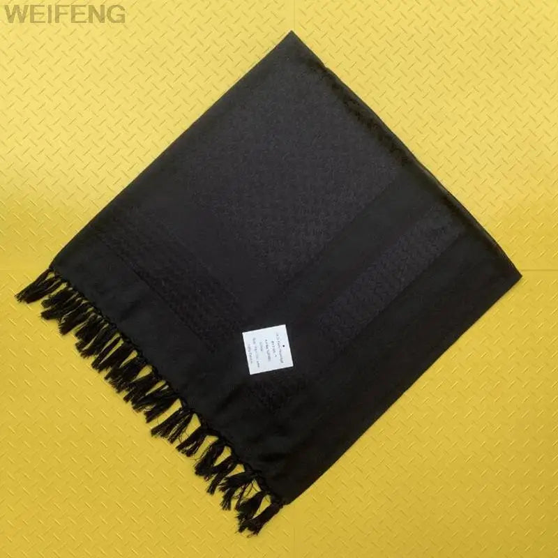 Tactical Arab Keffiyeh Shemagh Scarf Cotton Winter Shawl Neck Warmer Cover Head Wrap Windproof Hiking Camping Scarf Men Women