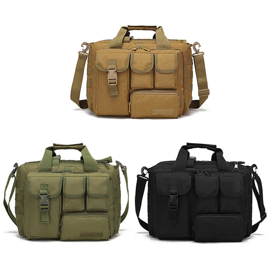 Tactical Messenger Bag Mult-Pockets Military Sling Shoulder Bag Multi-functional MOLLE for Hunting Climbing Cycling