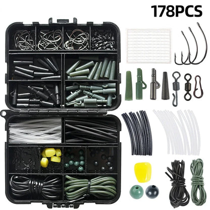 Articulos De Pesca Carp Fishing Tackle Kit Anti Tangle Sleeves Hook Stop Beads Swivels All for Fishing Goods Accessories