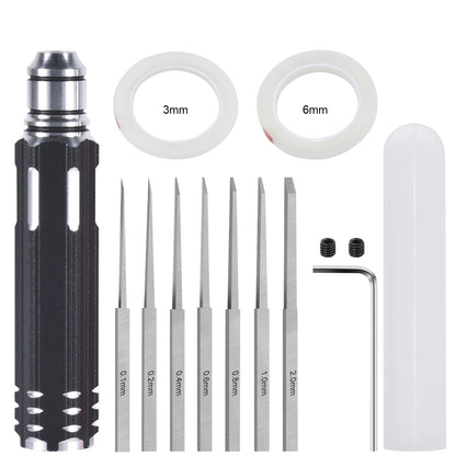 Model Carving Knifesharp Resin Carved Scribe Line Cutting Tool Wear Resistant Modeling Scriber For Engraving Carving Cutting Set