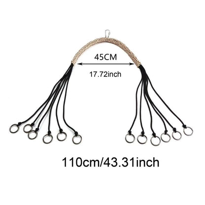 Duck Call Lanyard Paracord Duck Tote Strap Holder Duck Carrier with Loops for Game Calls Hunting Goose Calls Deer Duck Call Bird