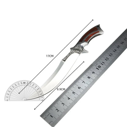 Heavy Duty Saudi Arabia Fixed Blade Knife Military Tactical Knife D2 Steel Blade Sandalwood Handle Outdoor Camping Hunting Tool