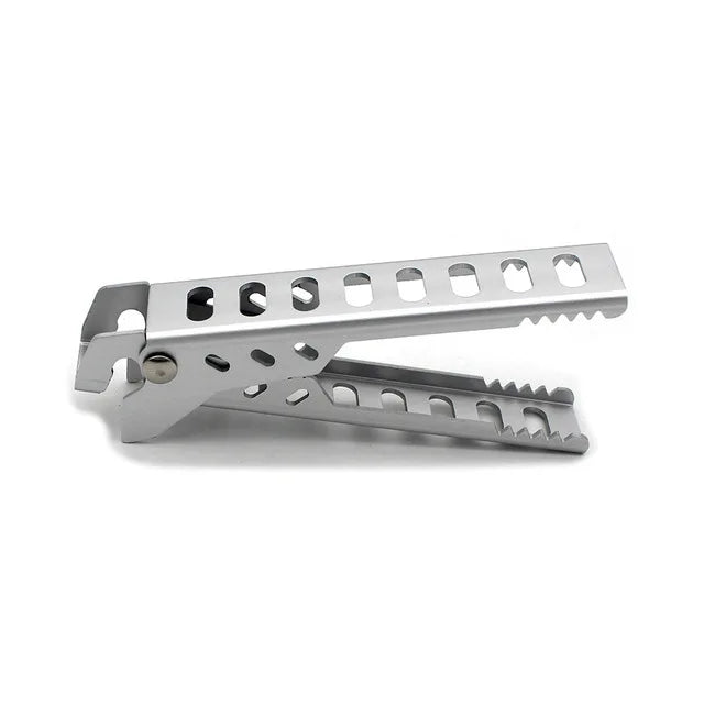 Aluminium Anti-hot Alloy Clip Bowl Gripper Holder Camping Pot Pan Handle Kitchen Accessories