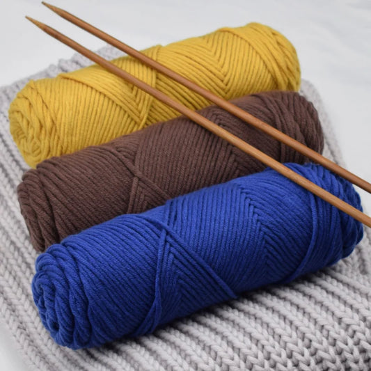 100g/pcs Chunky Yarn Wool Blends for Hand Knitting Handmade DIY Woven Scarf Thread Valentine's Cotton Gift Scarf Sweater Hats