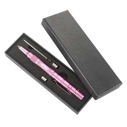 Military Tactical Pen, 6-in-1 Self Defense Pen LED Flash light