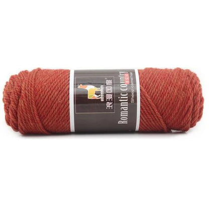 TPRPYN 1pc 100g Alpaca wool Soft Warm Knitting Worsted Alpaca Wool Crochet Yarn Thread Scarves Gloves Handcraft Pure Multic