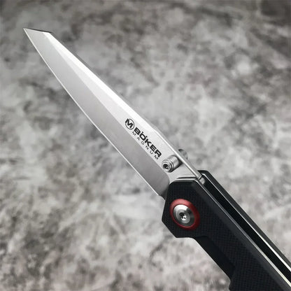 RU Stock Boker Outdoor Folding Knife 440B Tanto Blade G10 Handle Multi-functional Tool EDC Camping Hunting Pocket Knife