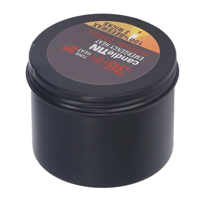 Survival Candle 3 Wicks Small Portable 36 Hours Burning Natural Aroma Long Lasting Candles Romantic Ambience for Camping