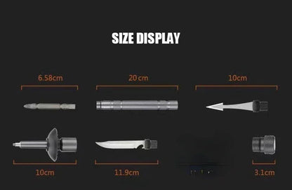 CEOI GWOK Durable Trekking Poles Lightweight Foldable Aluminum Alloy Hiking Sticks Outdoor Adventures Five-Seven Joints Poles