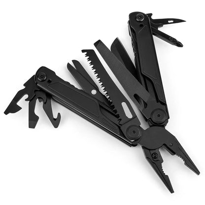 Multitool  18-in-1 EDC Pocket Knife Set with Wire Stripper, Pliers, and Pocket Clip, Gifts for Men, Stainless Steel Scissors