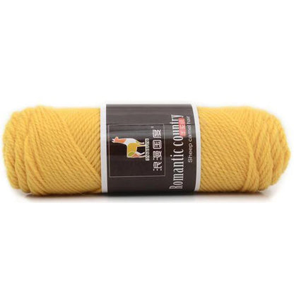 TPRPYN 1pc 100g Alpaca wool Soft Warm Knitting Worsted Alpaca Wool Crochet Yarn Thread Scarves Gloves Handcraft Pure Multic