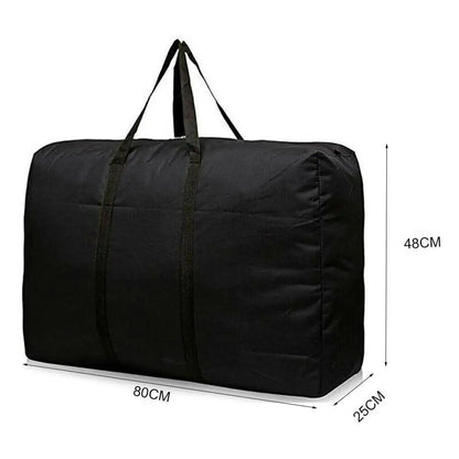 1pc Extra Large Waterproof Moving Luggage Bags Laundry Shopping Bag Non-woven Fabric Cubes 80*48*25cm Home Storage Packing Tool