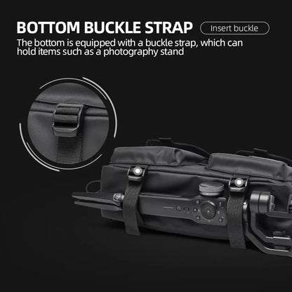 Fashion Casual Men Roll Top Shoulder Messenger Bag Large Size Outdoor Cycling Crossbody Side Bags Male Urban Trend Daypack