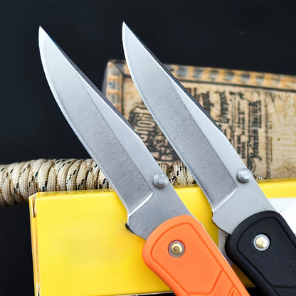 Multi-purpose Knife, 440C Blade Hunting EDC Folding Knife,  Camping Barbecue Survival Portable Knife, Sharp Utility Fruit Knife