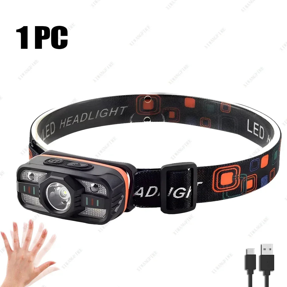 Rechargeable Sensor LED Headlamp