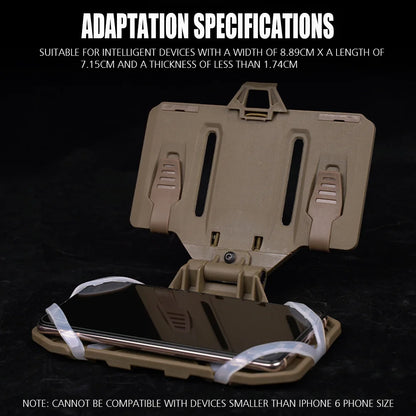 Tactics Cell Phone Holder Admin Pouch Map Navigation Pouch Molle Hunting Vest Chest Accessories Fold Smartphone Pouch