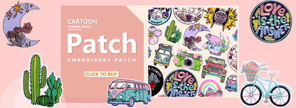 Prajna Wild Adventure Embroidered Patches For Clothing Badges Traveler Mountain Patch For T-shirt Iron On Patches On Clothes DIY