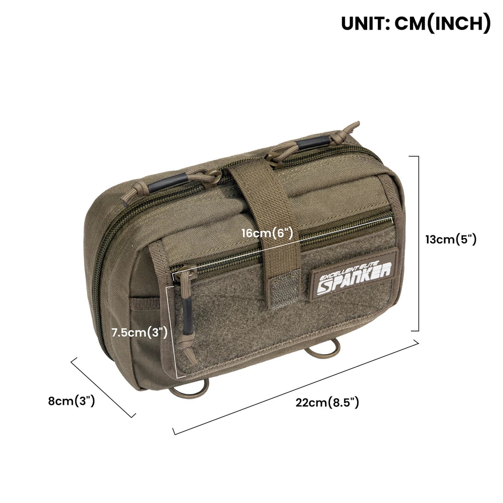 EDC Tactical Bag Waist Pack Hunting Vest Emergency Tools Pack Outdoor Tool Accessories Kit Camping Survival Pouch