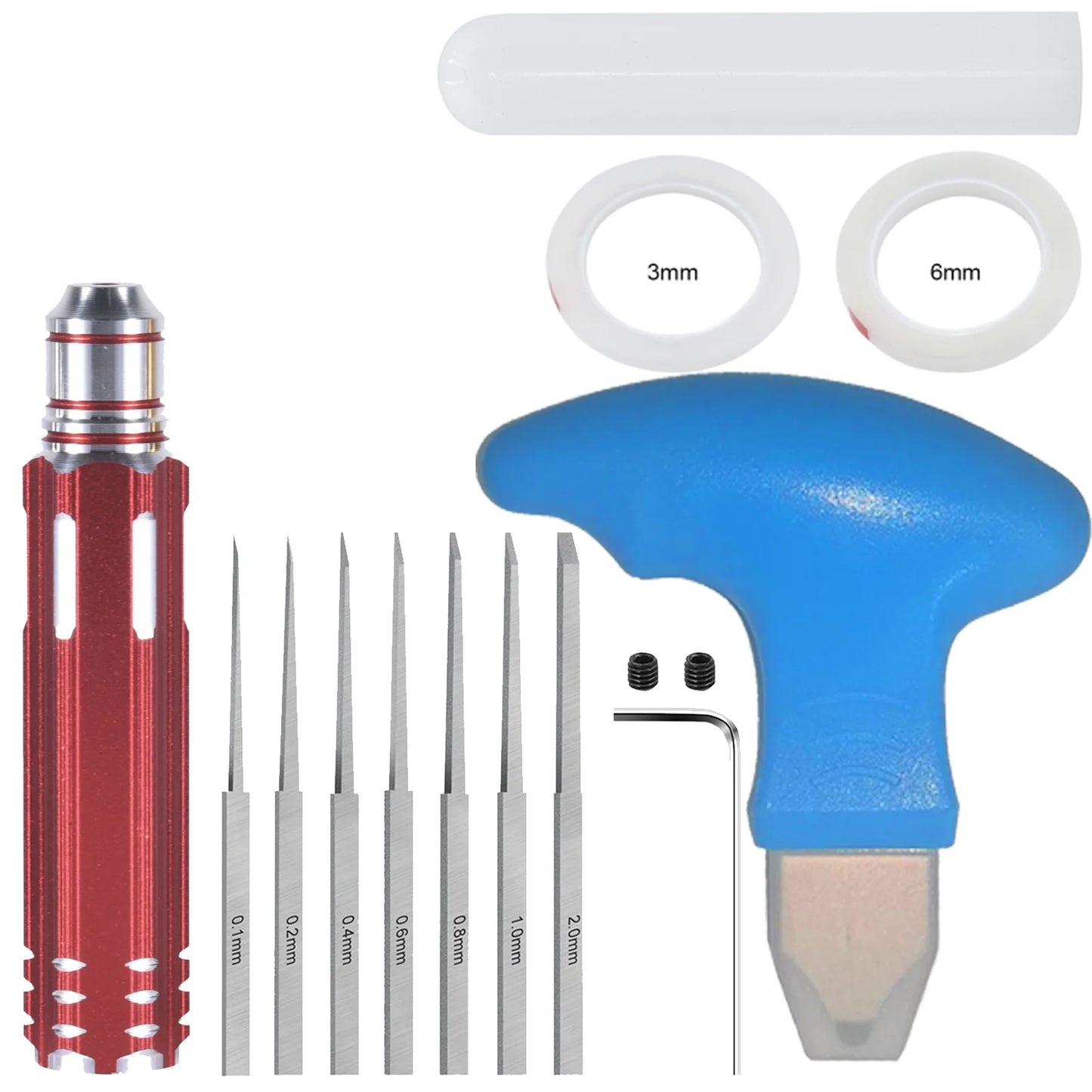 Model Carving Knifesharp Resin Carved Scribe Line Cutting Tool Wear Resistant Modeling Scriber For Engraving Carving Cutting Set