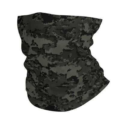 Custom Flecktarn Camo Bandana Neck Gaiter Windproof Face Scarf Cover Men Women Woodland Camouflage Headwear Tube Balaclava