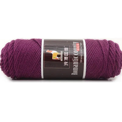 TPRPYN 1pc 100g Alpaca wool Soft Warm Knitting Worsted Alpaca Wool Crochet Yarn Thread Scarves Gloves Handcraft Pure Multic