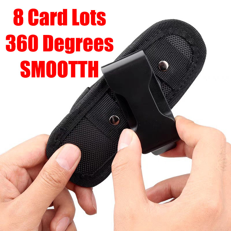 Tactical Flashlight Pouch Belt Torch Bag
