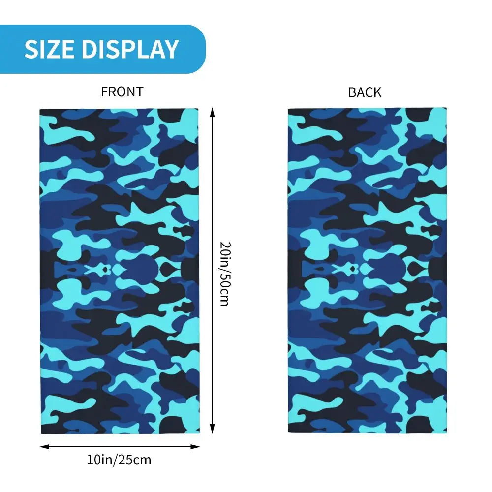 Custom Flecktarn Camo Bandana Neck Gaiter Windproof Face Scarf Cover Men Women Woodland Camouflage Headwear Tube Balaclava