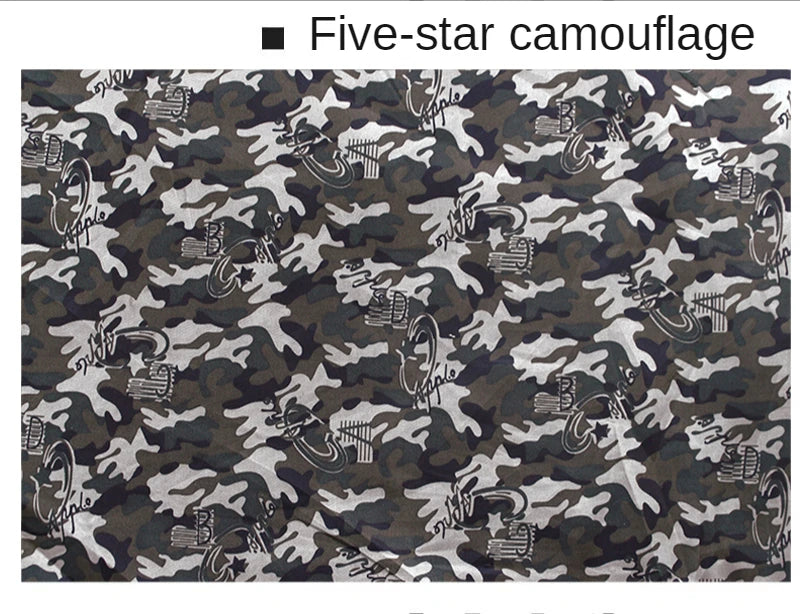 Camouflage Fabric By The Meter for Clothing Coats Pants Sewing Printed Outdoor Cloth Medium-thick Summer Diy Textile Blue-green