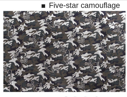 Camouflage Fabric By The Meter for Clothing Coats Pants Sewing Printed Outdoor Cloth Medium-thick Summer Diy Textile Blue-green
