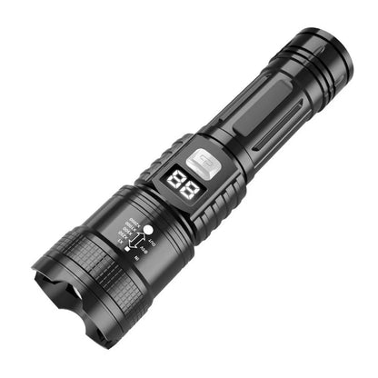 Portable Rechargeable LED Flashlights High Power Military Tactical Flashlight Zoom Torch Lamp For Outdoor Camping Fishing