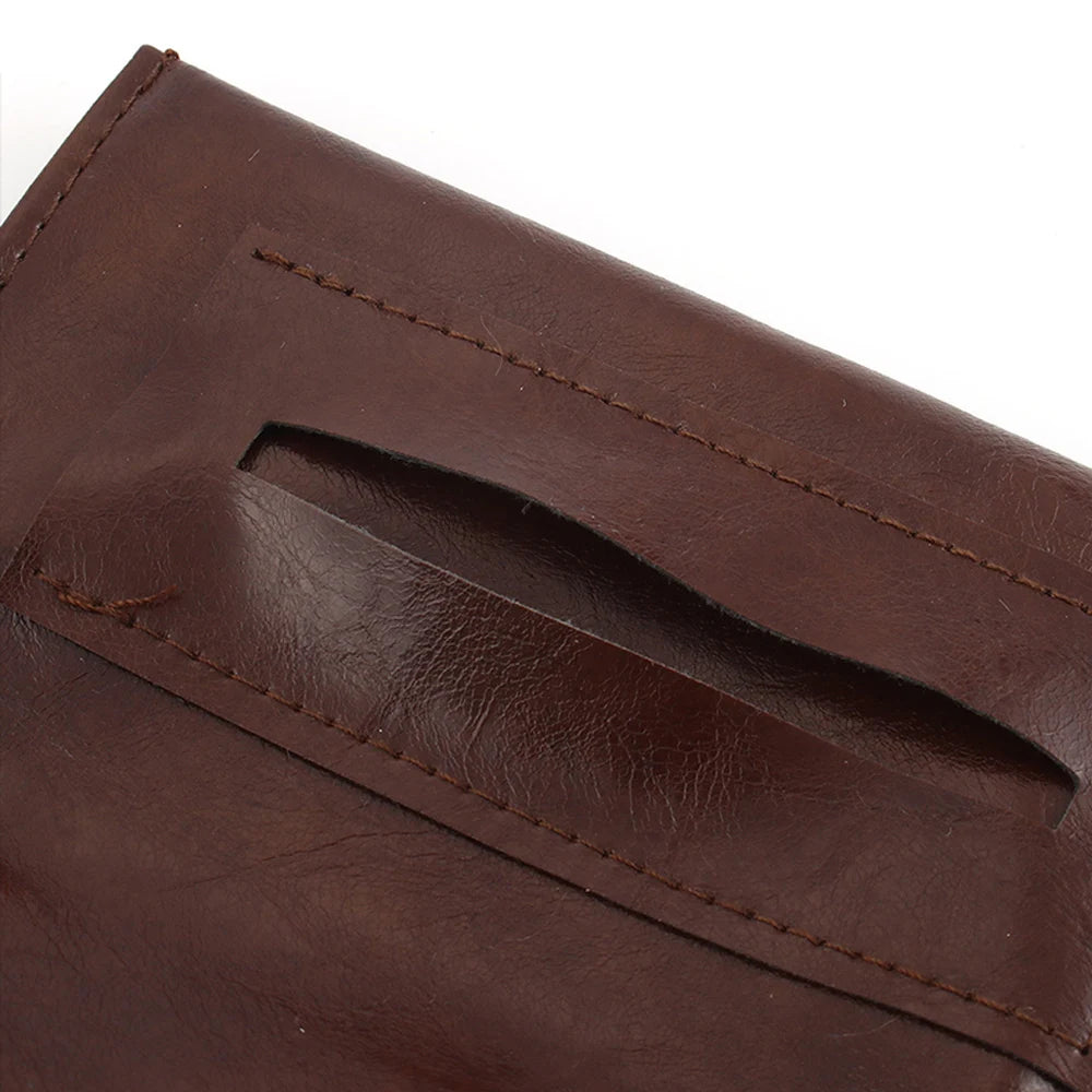 Leather Tobacco Pouch Bag Wallet Bag Tobacco Herb Bag Pouch Case Portable Smoking Pipe Cigarette Rolling Papers Storage Bag