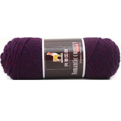 TPRPYN 1pc 100g Alpaca wool Soft Warm Knitting Worsted Alpaca Wool Crochet Yarn Thread Scarves Gloves Handcraft Pure Multic