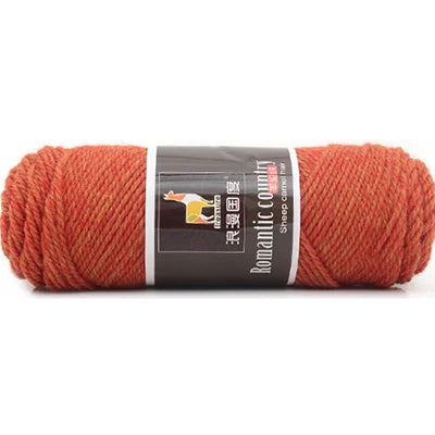 TPRPYN 1pc 100g Alpaca wool Soft Warm Knitting Worsted Alpaca Wool Crochet Yarn Thread Scarves Gloves Handcraft Pure Multic