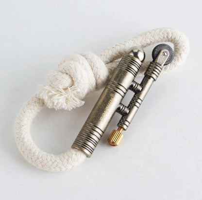 New Metal Windproof Match Rope Kerosene Lighter Outdoor Camping Survival Retro Vintage Tinder Smoking Accessories Gadgets.
