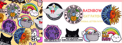 Prajna Wild Adventure Embroidered Patches For Clothing Badges Traveler Mountain Patch For T-shirt Iron On Patches On Clothes DIY
